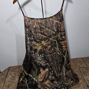 Hatchie Camouflage Spaghetti Strap Adjustable Lingerie Nightgown Size XL